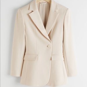 *SOLD* And Other Stories Single Button Asymmetric Blazer
